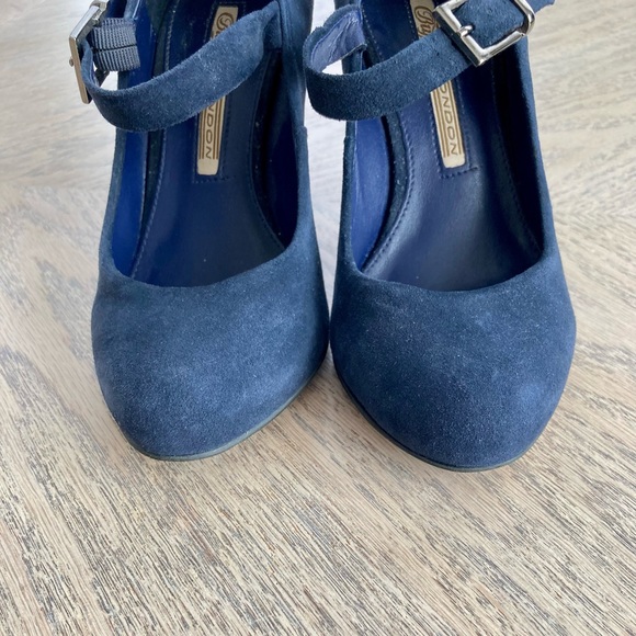 Buffalo London Mary Jane Pumps - Blue - 36 - Picture 3 of 10
